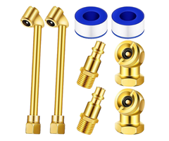 FRIENDA VEH24598/FRIENDA 8 PCS AIR CHUCK 1/4 INCH 2 WAY CONNECTION