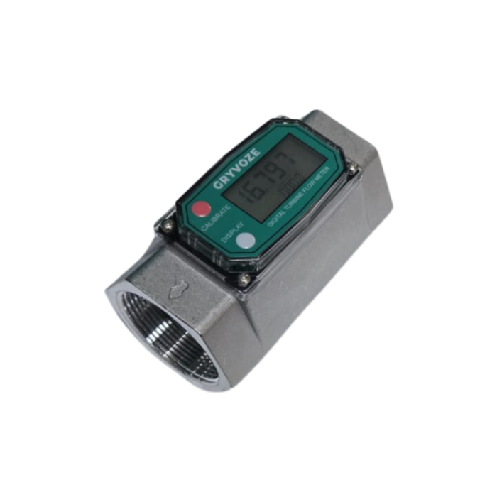 GRYVOZE HAR9822/GRYVOZE 2 INCH DIGITAL TURBINE RESET FLOW METER NPT 15.8-132GPM 6BAR