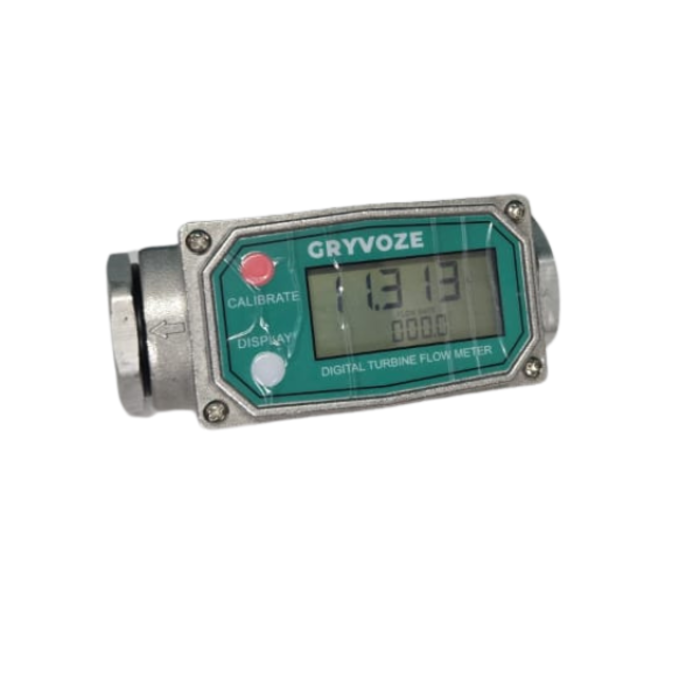 GRYVOZE HAR9823/GRYVOZE 1 INCH DIGITAL FUEL FLOW METER