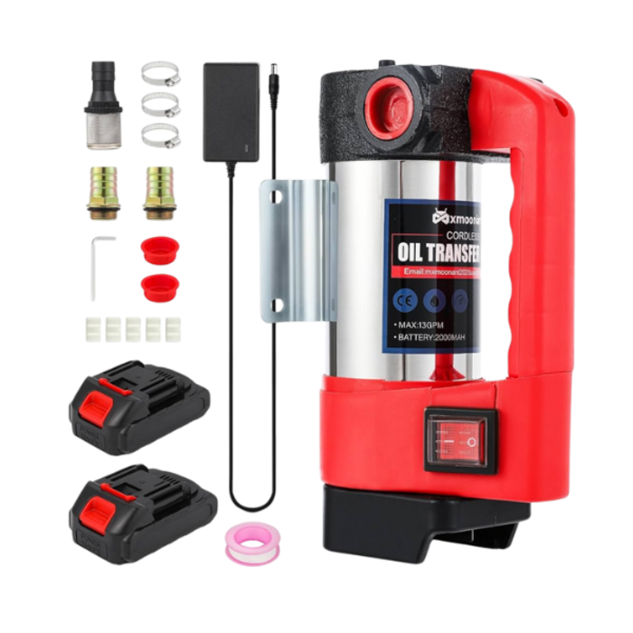 MXMOONANT HAR9825/MXMOONANT 12GPM CORDLESS DIESEL TRANS PUMP, ELEC OIL CH PUMP