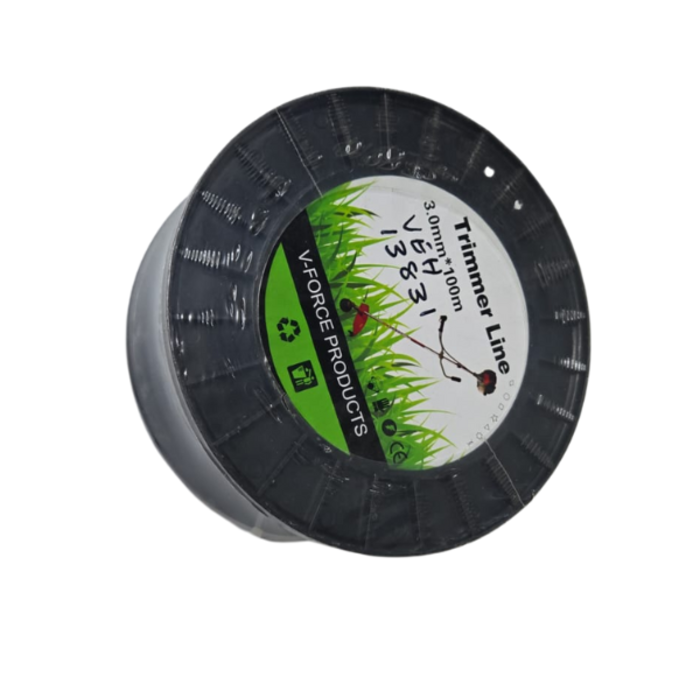 VEH13831 LINE/TRIMMER GREY COLOR ROUND 3.0MM 100M PER ROLL