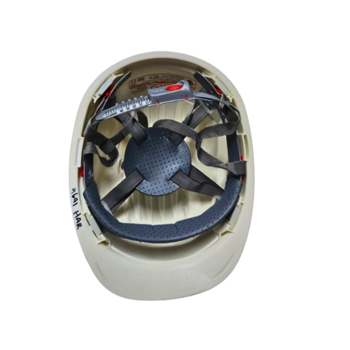 HAR9641//SAFETY HELMET WHITE COLOR WITH REFLECTOR