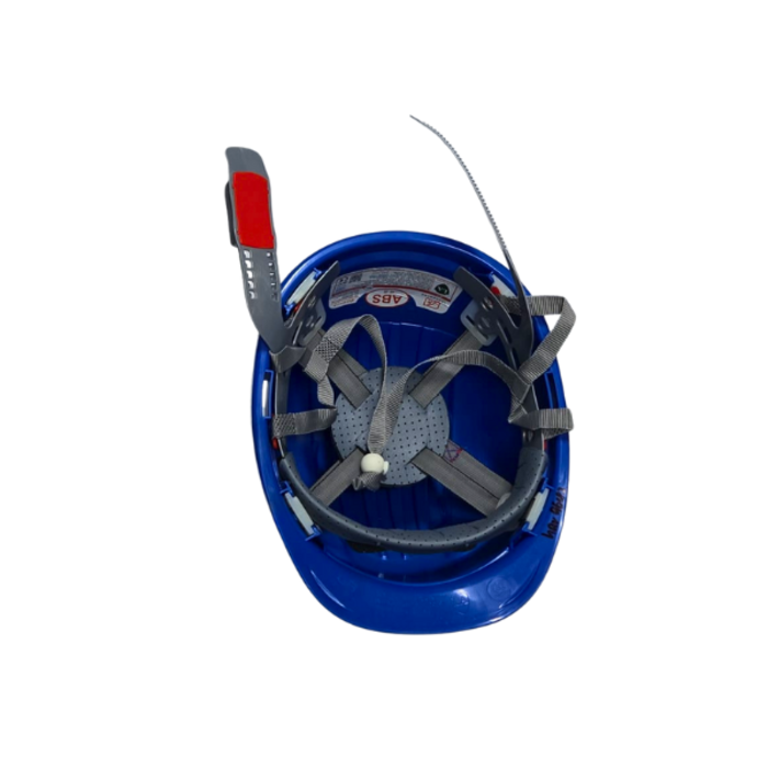 HAR9642//SAFETY HELMET BLUE COLOR WITH REFLECTOR