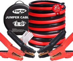 VEH24624/TOPDC JUMPER CABLES HEAVY DUTY 0 GAUGE 20 FEET 1000AMP