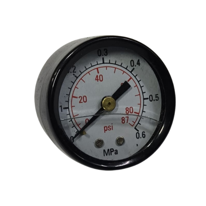 VEH14331 DRY BLACK STEEL PRESSURE GAUGE 1/8''
