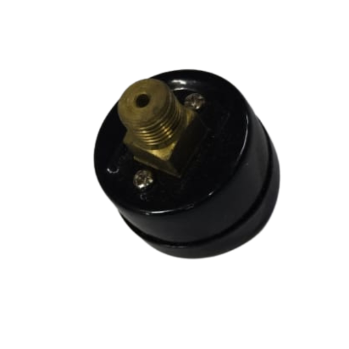 VEH14331 DRY BLACK STEEL PRESSURE GAUGE 1/8''