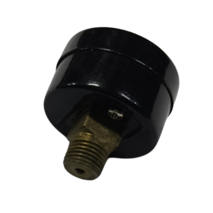 VEH14331 DRY BLACK STEEL PRESSURE GAUGE 1/8''