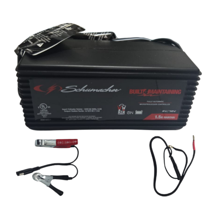 VEH24639/1.5 AMPS, 6/12 VOLTS AUTO BATTERY CHARGER/PT#SC1355