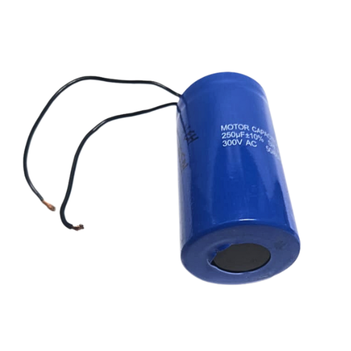 VEH24501/COMPRESSOR MOTOR ROUND 2 WIRE CAPACITOR CD60 250UF/300V
