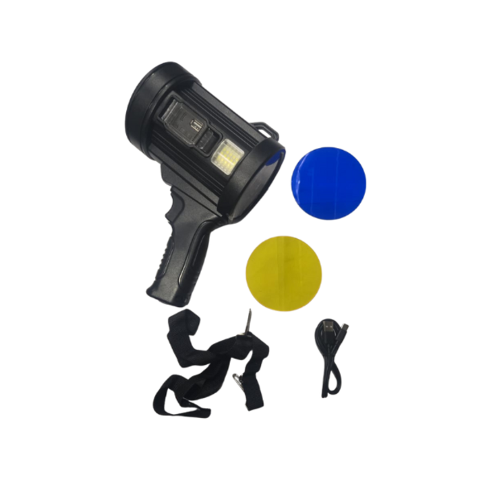 VEH24600/RECHARG SPOTLIGHT OUTDOOR,1,000,000 LUMENS SOLAR WITH COB LIGHT