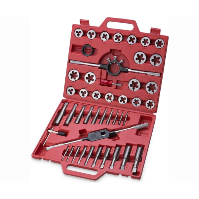 HAR9553- 51-PIECE TOMMARS M6-M24 JUMBO TAP AND DIE SET-METRIC / # K1L95844