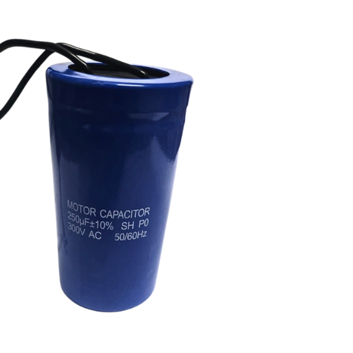 VEH24501/COMPRESSOR MOTOR ROUND 2 WIRE CAPACITOR CD60 250UF/300V