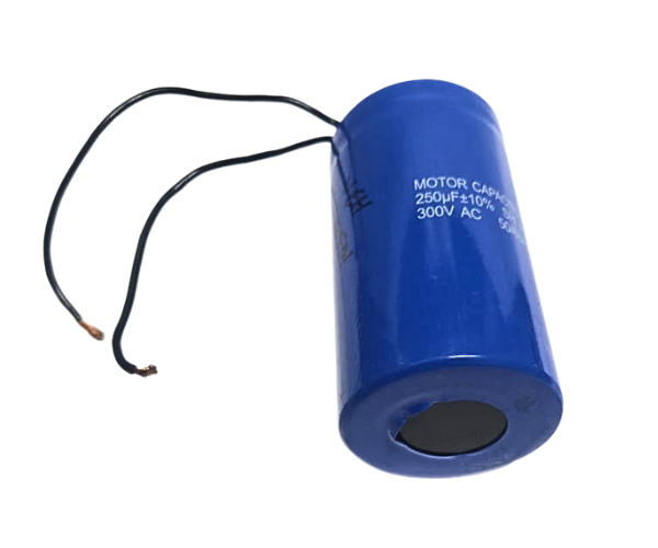 VEH24501/COMPRESSOR MOTOR ROUND 2 WIRE CAPACITOR CD60 250UF/300V