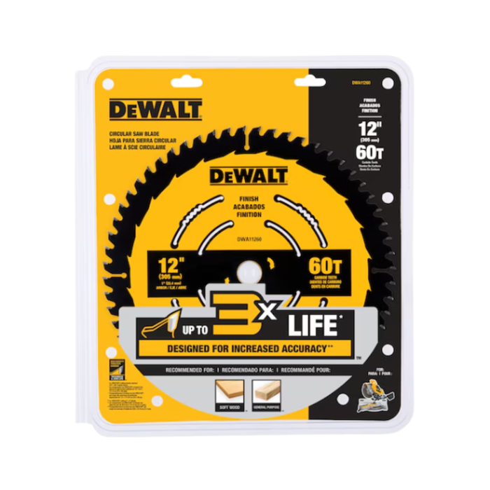 DEWALT HAR2083 BLADE/CIR.SAW 12"60T 12191