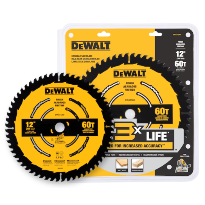 DEWALT HAR2083 BLADE/CIR.SAW 12"60T 12191