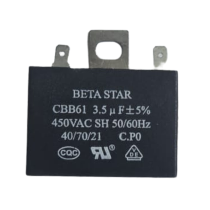 BETA STAR VEH15218 CAPACITOR 3.5 UF 450V 50HZ