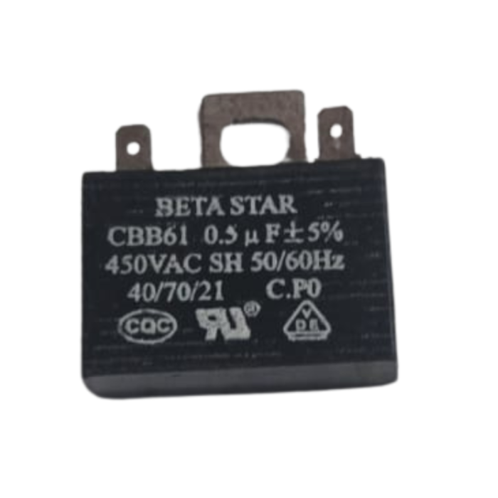 BETA STAR VEH15257 CAPACITOR 0.5 UF 450V 50HZ