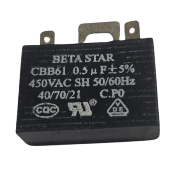 BETA STAR VEH15257 CAPACITOR 0.5 UF 450V 50HZ