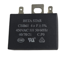 BETA STAR VEH15211 CAPACITOR 4UF 450V 50/60HZ