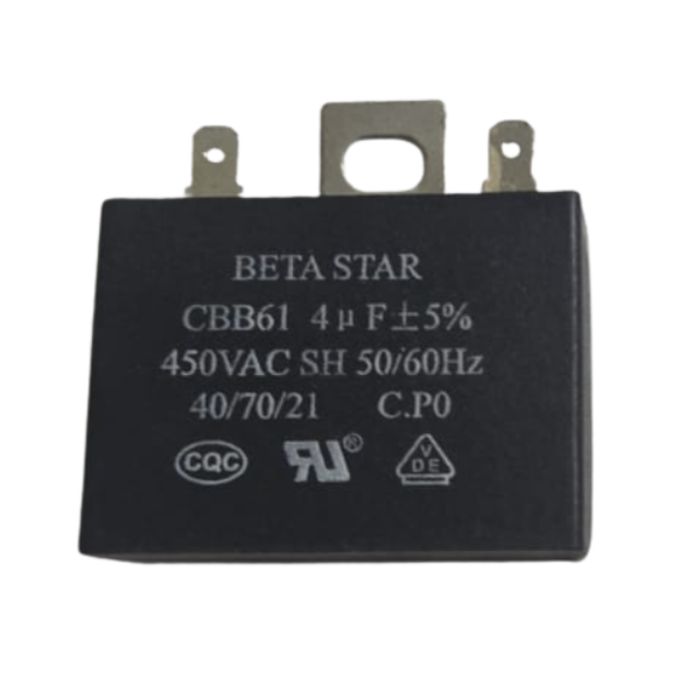 BETA STAR VEH15211 CAPACITOR 4UF 450V 50/60HZ