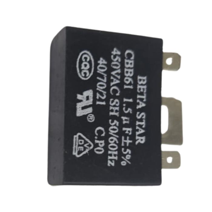 BETA STAR VEH15250 CAPACITOR 1.5UF 450V 50HZ