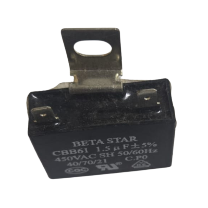 BETA STAR VEH15250 CAPACITOR 1.5UF 450V 50HZ