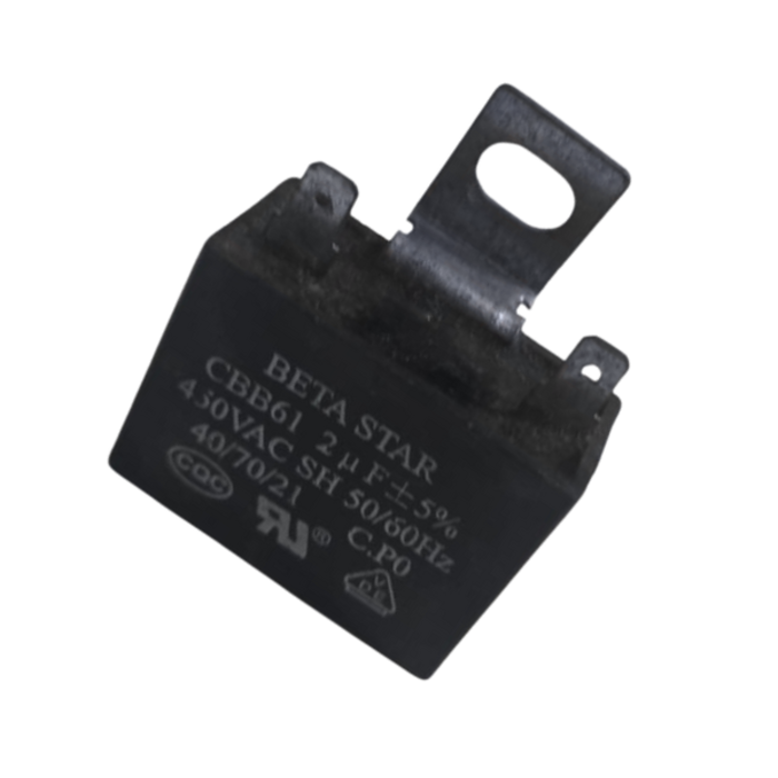 BETA STAR VEH15247 CAPACITOR 2UF 450V 50/60HZ