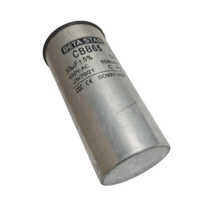 BETA STAR VEH15017 CAPACITOR 55UF 450V 50/60HZ CBB65