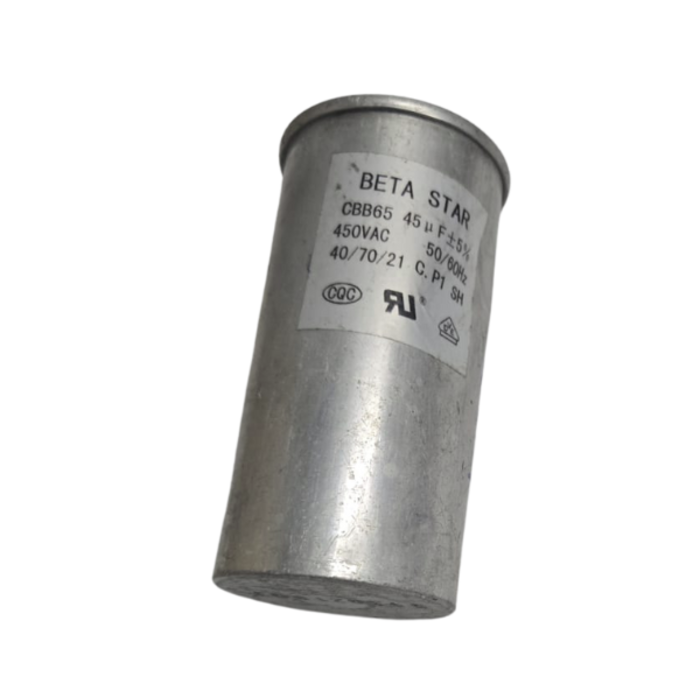 BETA STAR VEH15012 CAPACITOR 45UF 450V 50/60HZ CBB65