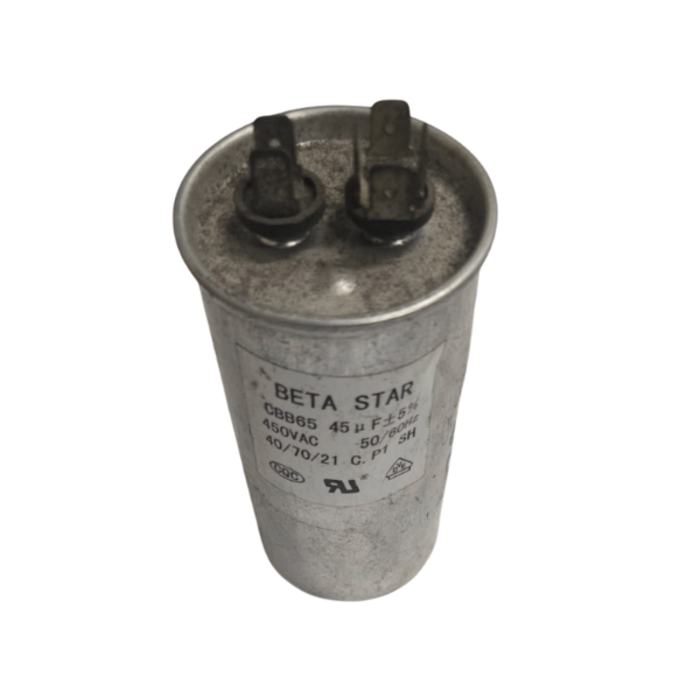 BETA STAR VEH15012 CAPACITOR 45UF 450V 50/60HZ CBB65
