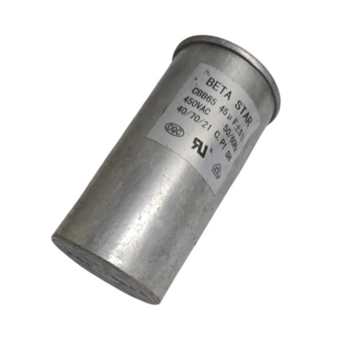 BETA STAR VEH15012 CAPACITOR 45UF 450V 50/60HZ CBB65