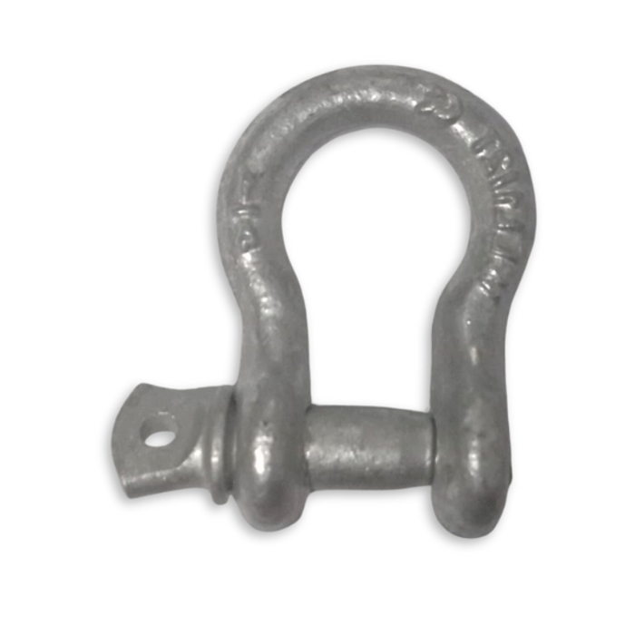 HAR3731 SHACKLES 1/4" 0.05KG WITH PIC SCREW