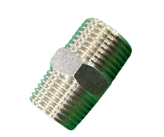 VEH15860 MALE NIPPLE BRASS FITTINGS - 3/8X3/8M #TWCC-802