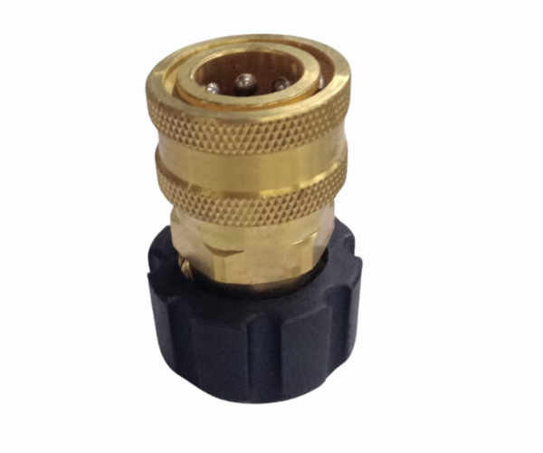 VEH18300 M22 SWIVEL FEMALE X 3/8" FEMALE PRESSURE WASHER COUPLER