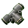 VEH24236 A108 12MM-10MM TEE PNEUMATIC QUICK TUBE CONNECTOR (REDUCING FITTINGS)