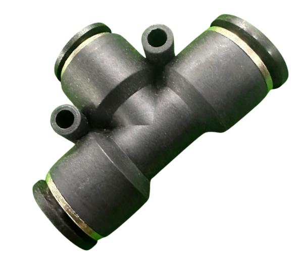 VEH24236 A108 12MM-10MM TEE PNEUMATIC QUICK TUBE CONNECTOR (REDUCING FITTINGS)