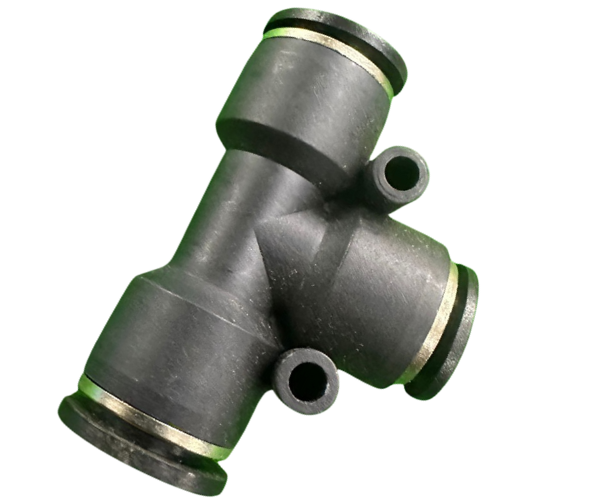 VEH24236 A108 12MM-10MM TEE PNEUMATIC QUICK TUBE CONNECTOR (REDUCING FITTINGS)