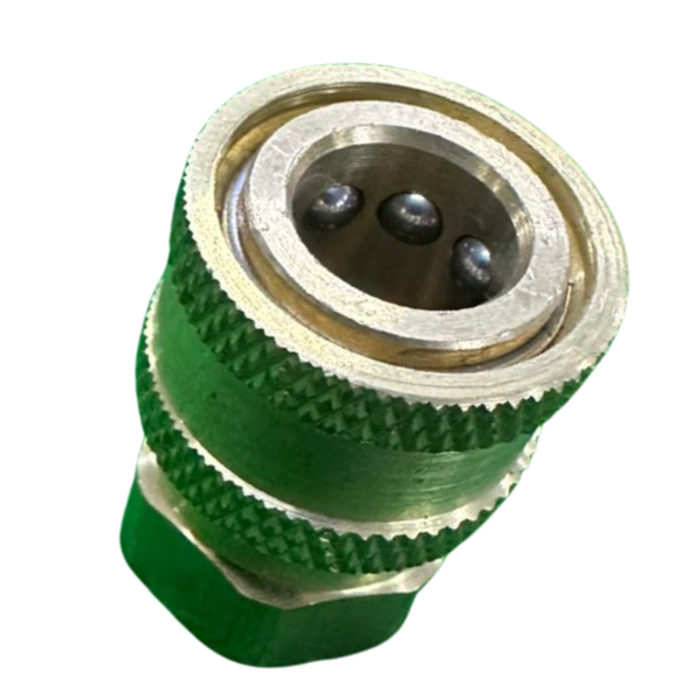 VEH17950 COUPLER/BRASS - 1/4''FEMALE THREAD P/WASHER