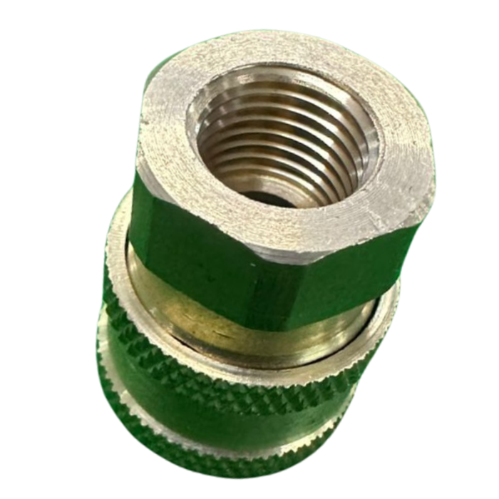 VEH17950 COUPLER/BRASS - 1/4''FEMALE THREAD P/WASHER