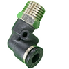 VEH22569 PU FITTINGS-90 DEG. #6X1/4" NPT (A136) 6NPT 1/4''