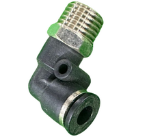 VEH22569 PU FITTINGS-90 DEG. #6X1/4" NPT (A136)