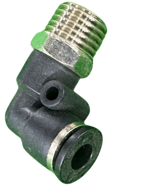 VEH22569 PU FITTINGS-90 DEG. #6MMX1/4" NPT (A136)