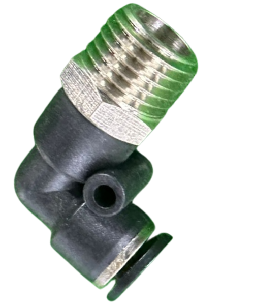 VEH22569 PU FITTINGS-90 DEG. #6MMX1/4" NPT (A136)