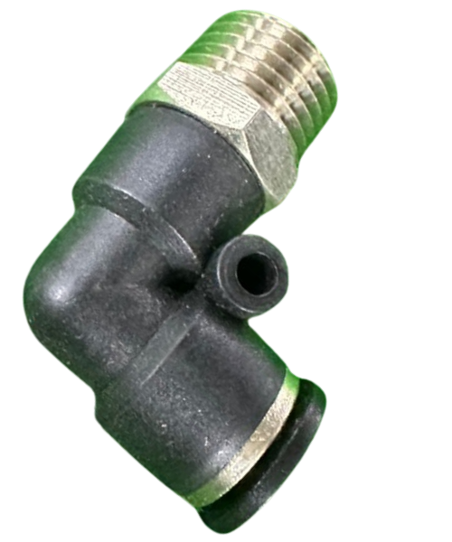 VEH22569 PU FITTINGS-90 DEG. #6MMX1/4" NPT (A136)