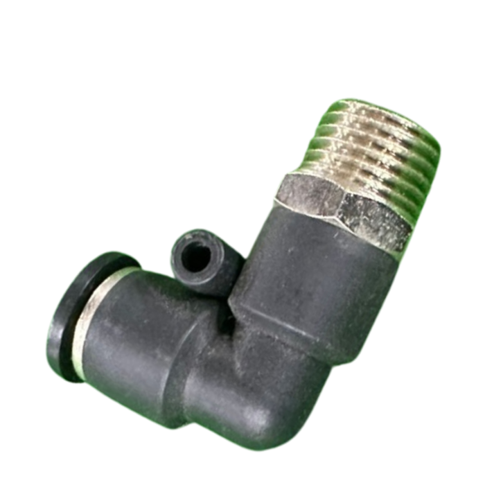 VEH22570 PU FITTINGS-90 DEG. #8MM 1/4" NPT (A136)