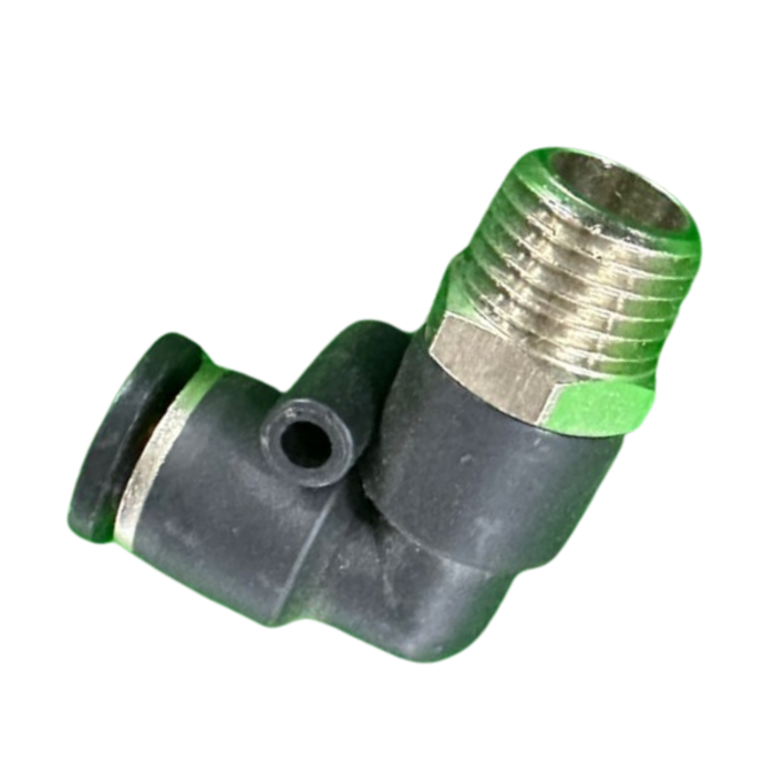 VEH22570 PU FITTINGS-90 DEG. #8MM 1/4" NPT (A136)