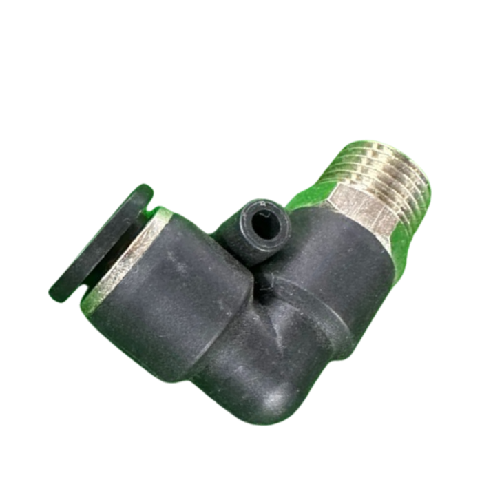 VEH22570 PU FITTINGS-90 DEG. #8MM 1/4" NPT (A136)