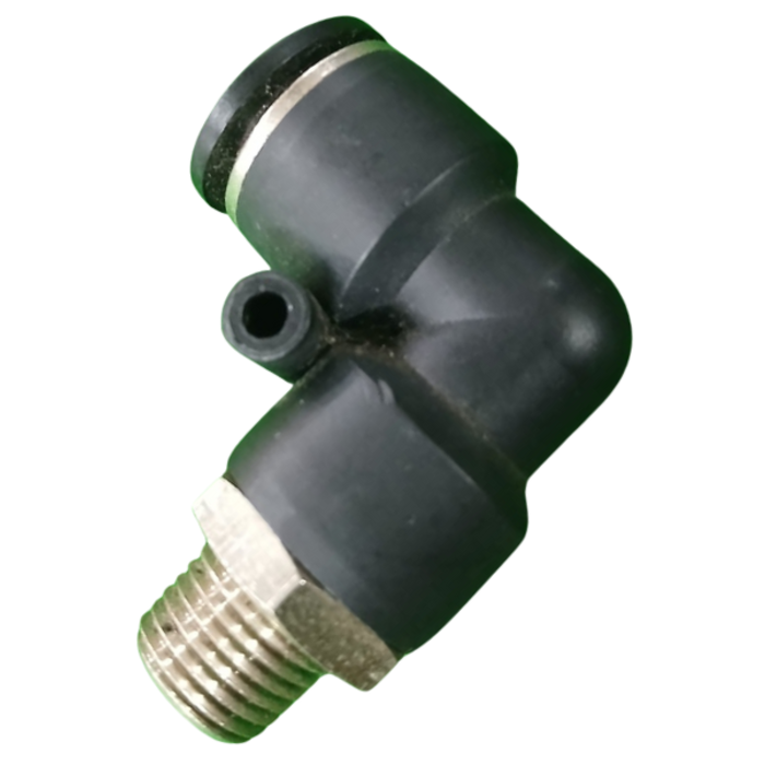 VEH22578 PU FITTINGS-90 DEG. #12X1/4" NPT (A136)