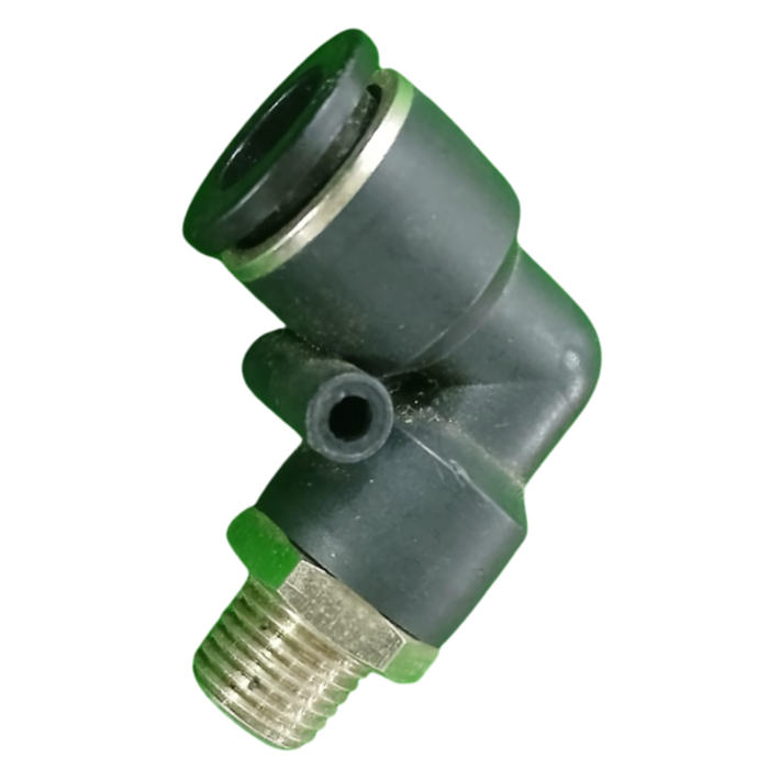 VEH22578 PU FITTINGS-90 DEG. #12X1/4" NPT (A136)