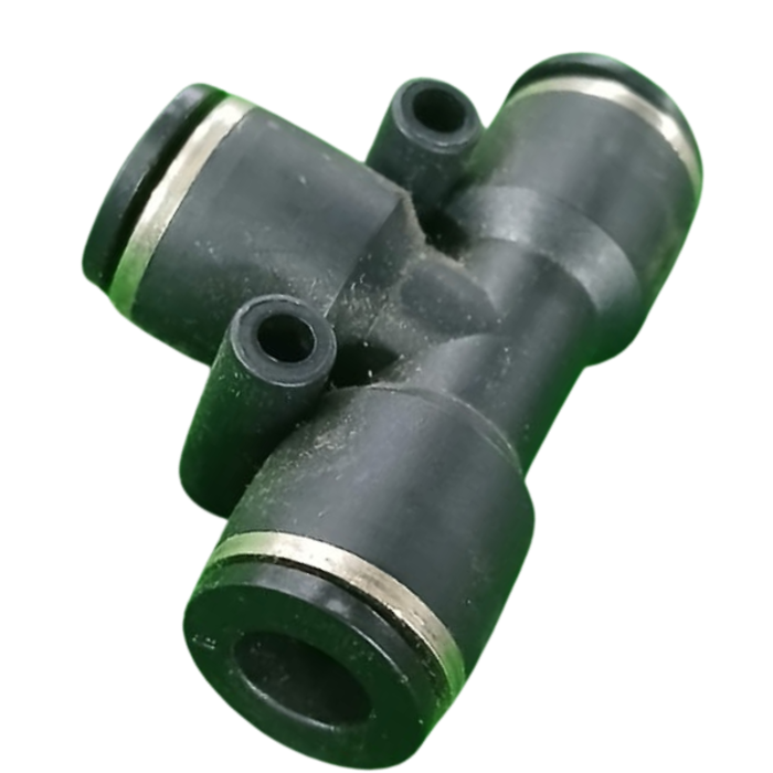 VEH24211 9MM-A107 TEE PNEUMATIC QUICK TUBE CONNECTOR